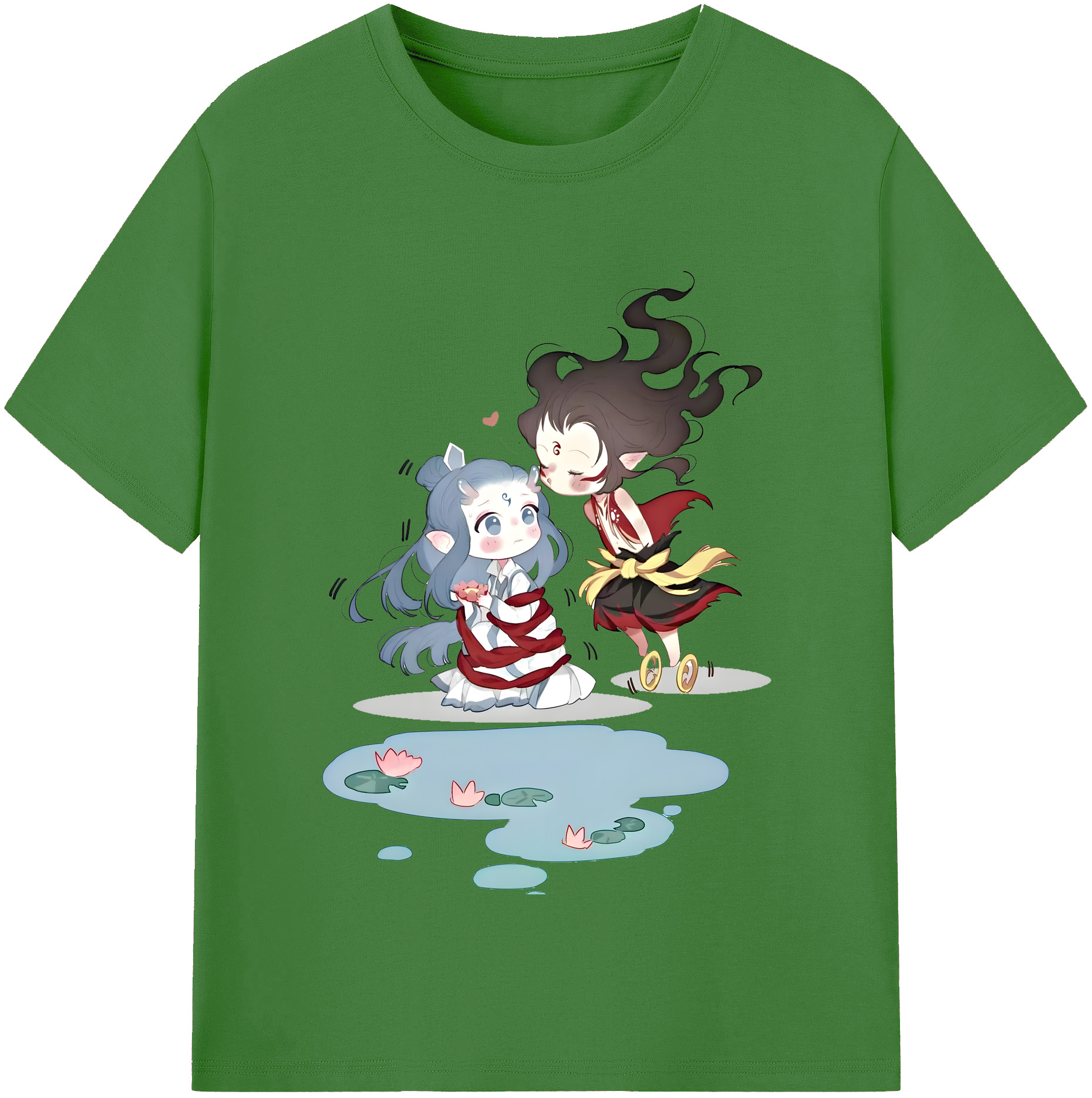 （画像用） Ne Zha 2 ナタ 魔童の大暴れ レディースカジュアルプリントTシャツ（綿100％）